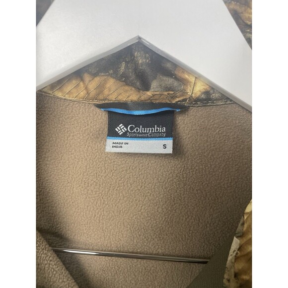 Columbia Jacket Men’s Small Tan PHG Ascender II Softshell Full Zip Camo Hunting - Picture 8 of 11